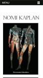 Mobile Screenshot of nomikaplanart.com